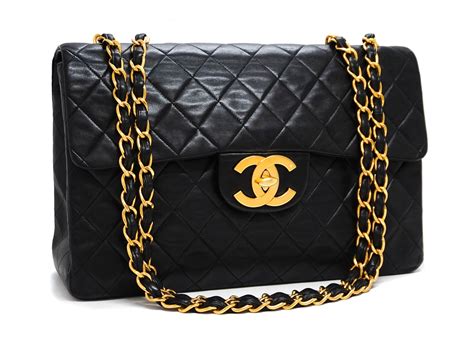 chanel maxi size cm|Chanel vintage maxi.